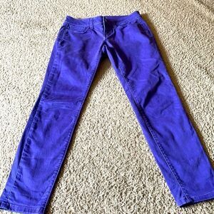 Loft pants!Size 25/OP! Purple! Gorgeous! 15” waist! 28” inseam! EUC! Skinny